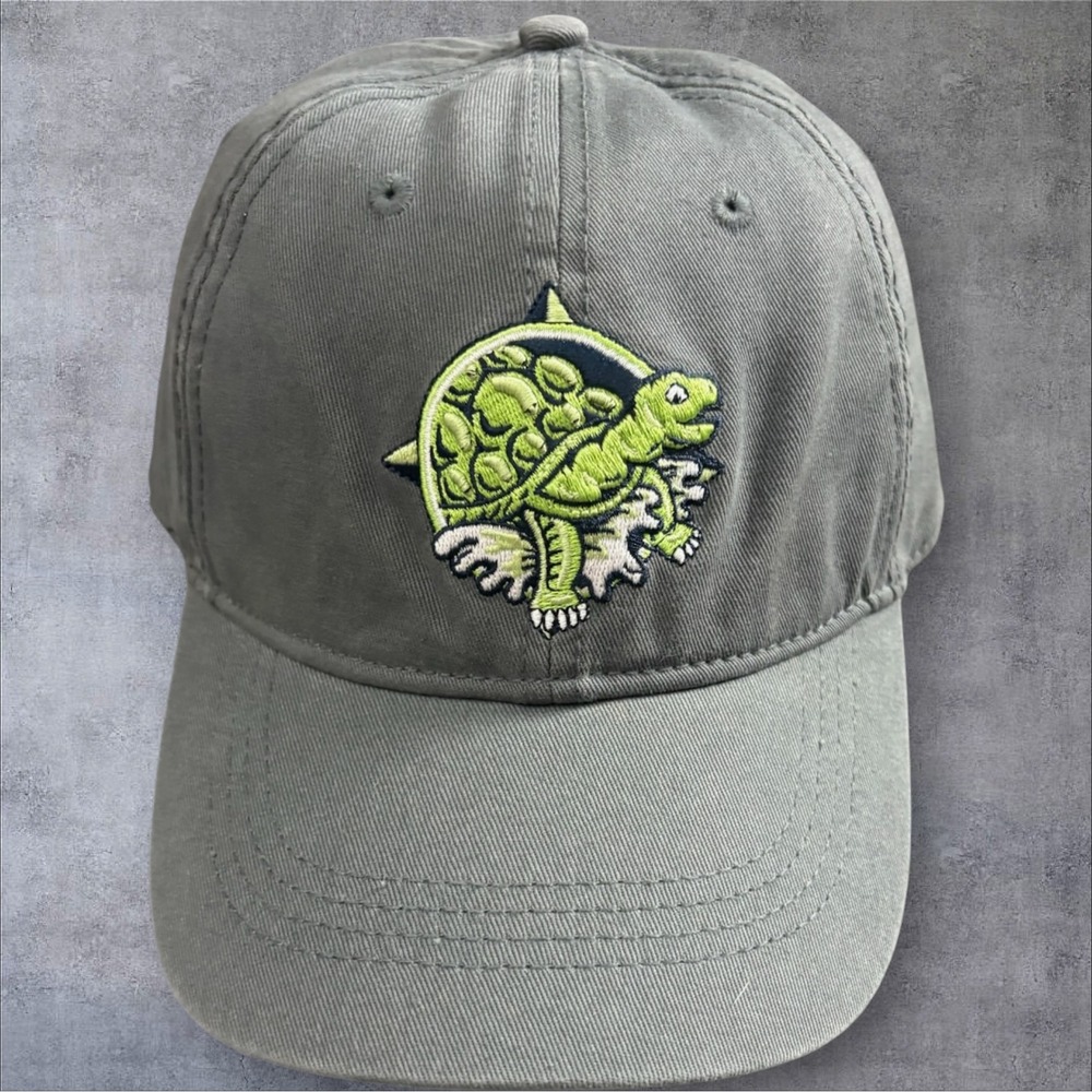 Terrapin Beer Co Athens GA Hat Gray Adjustable Strapback Turtle Logo Brewery